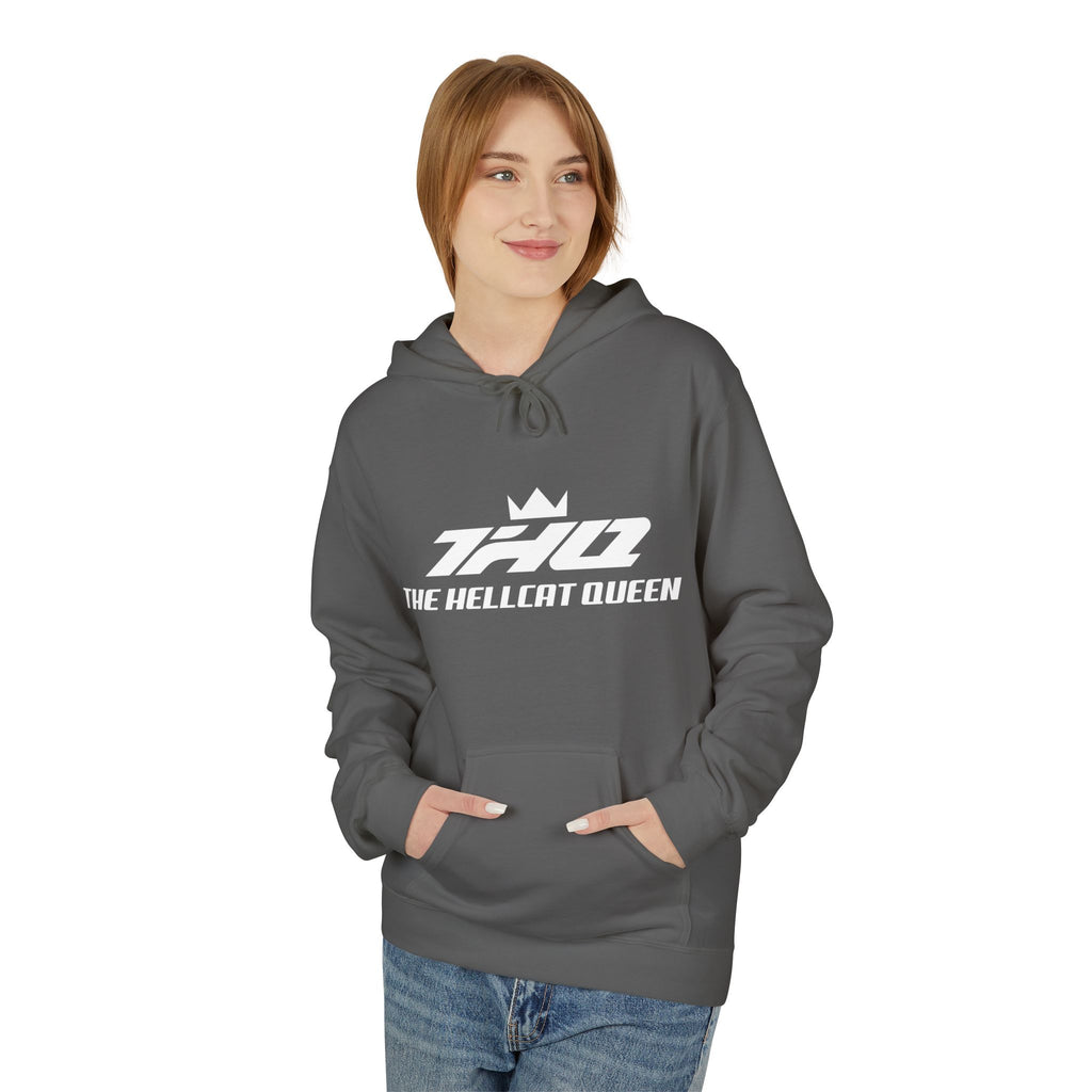 The Hellcat Queen Fleece Hoodie - White Logo