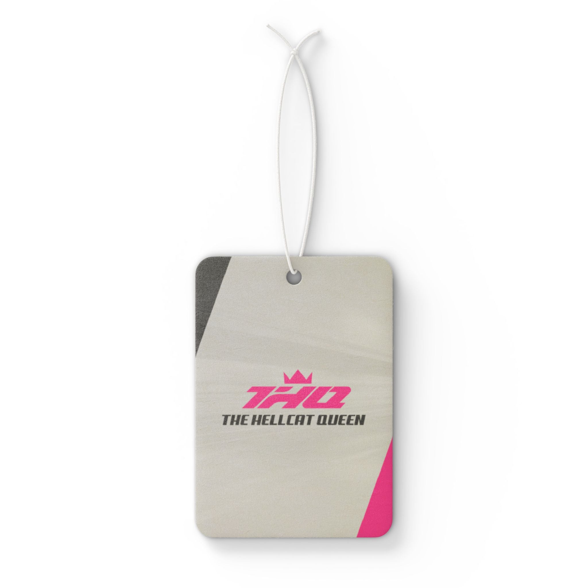 Car Air Freshener — 'The Hellcat Queen' Pink Logo
