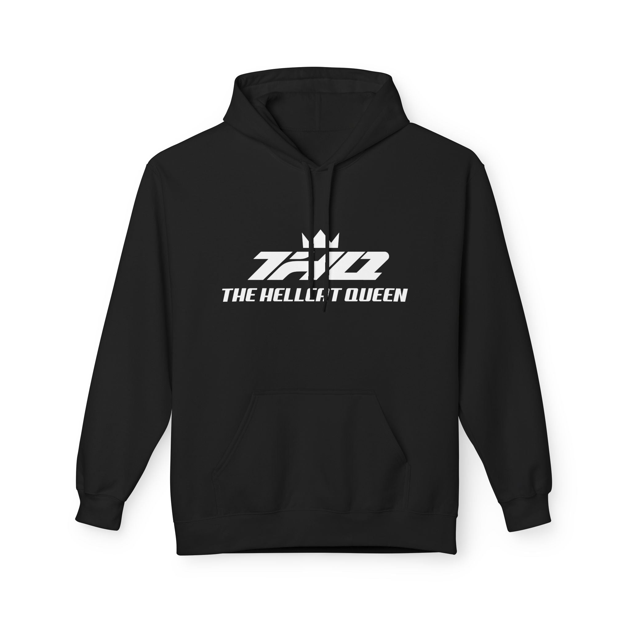 The Hellcat Queen Fleece Hoodie - White Logo