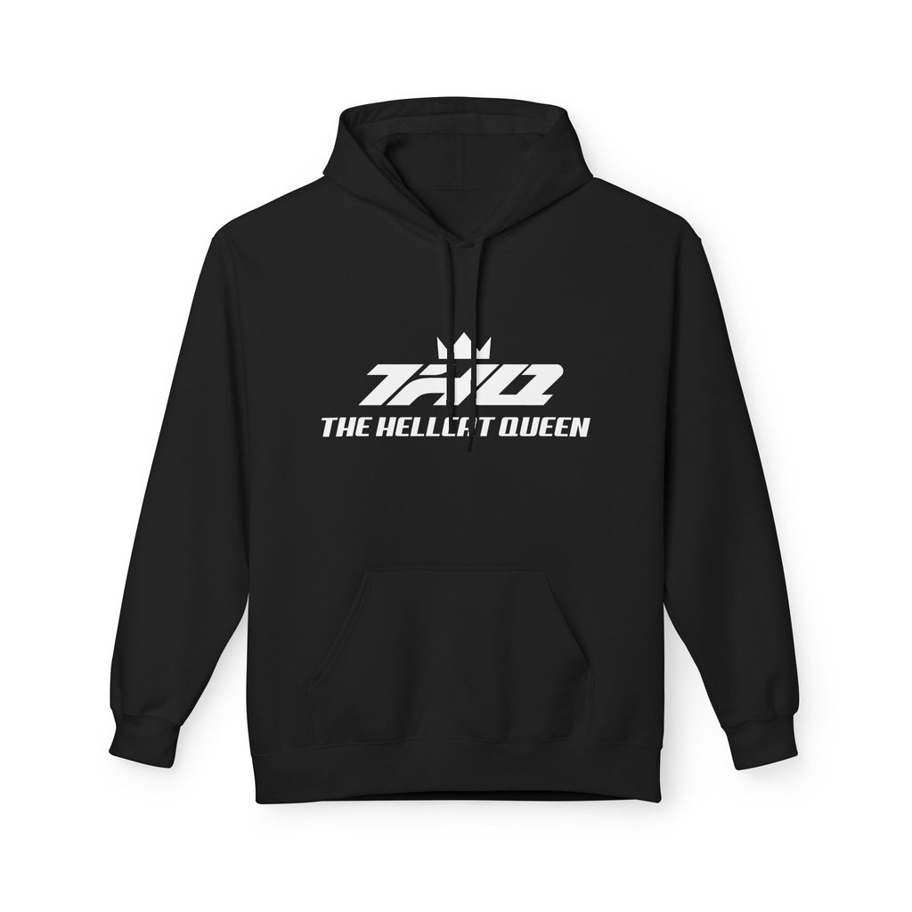 The Hellcat Queen Fleece Hoodie - White Logo