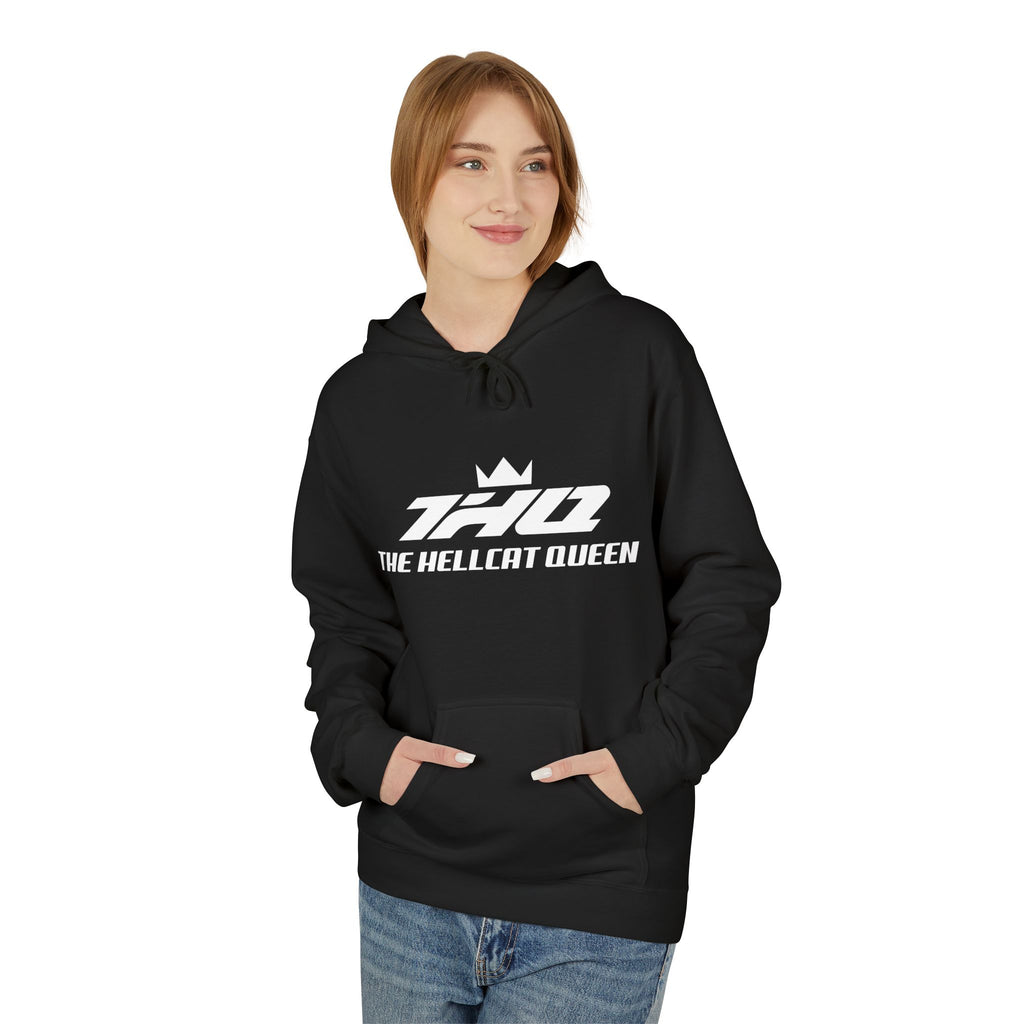 The Hellcat Queen Fleece Hoodie - White Logo