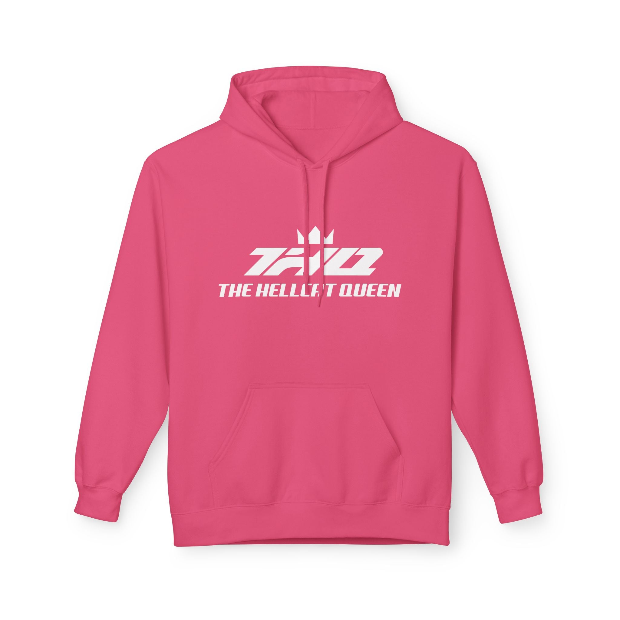 The Hellcat Queen Fleece Hoodie - White Logo